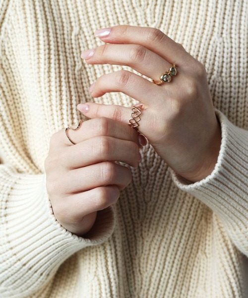 NOJESS（ノジェス） 指輪 リング K10リング レディース : ZOZOTOWN