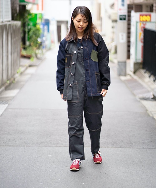 gym master（ジムマスター） カバーオール ストレッチピケカバーオール