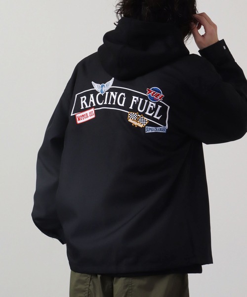 シャツ 76Lubricants ワッペン刺繍シャツ メンズ レディース