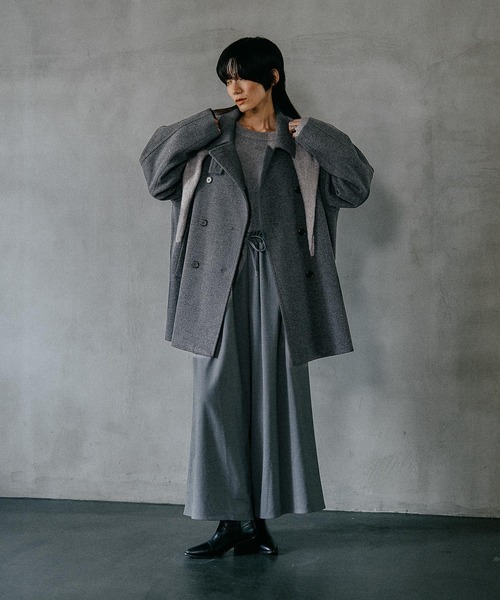 LEPSIM（レプシィム） コート アウター ウーリーダブルミドルコート