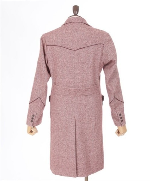 AXESーX チェスターコート コート ウエスタンヘリンボーンコート