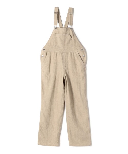SHIPS（シップス） サロペット オーバーオール 「手洗い可能」麻