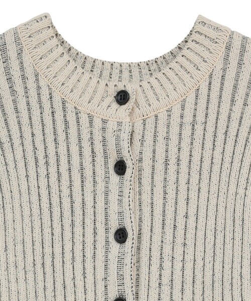 CLANE（クラネ） カーディガン 「CLANE/クラネ」W FACE SHORT FRILLED