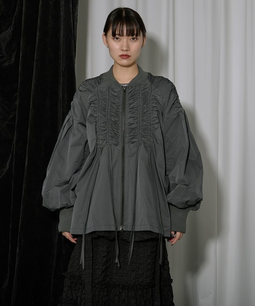 Ezick ジップアップブルゾン FREE アイボリー レディース : ZOZOTOWN