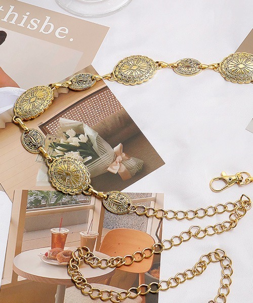 B.I.D. ベルト 「ウエスタンチェーンベルト Y2K グランジ（MA/EK334