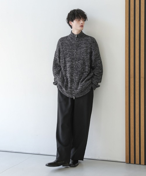 ASTRONOMY セーター ニット ビッグシルエット畦編みドライバーズニット