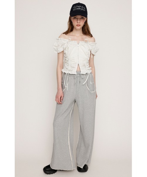 SLY（スライ） ブラウス シャツ FRONTZIP 2WAY TOPS フロントジップ 2