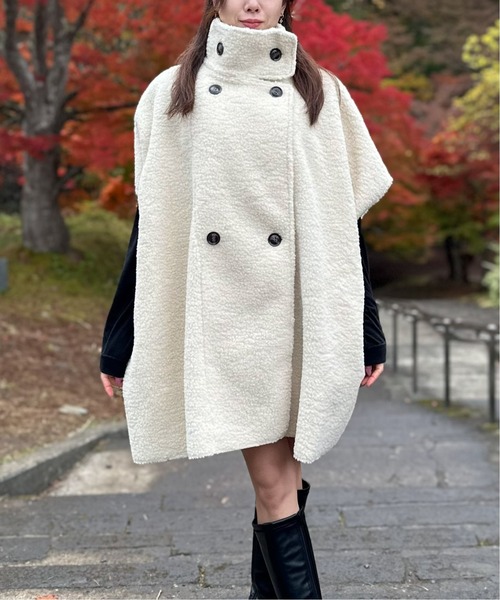 Per sist ence（パーシエンス） ポンチョ リバーシブルフェイク