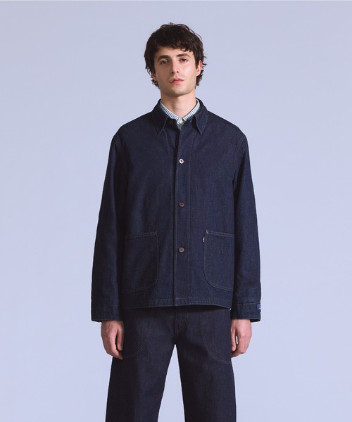 Levi's メンズカバーオール（色：ブルー系）｜コート、ジャケット