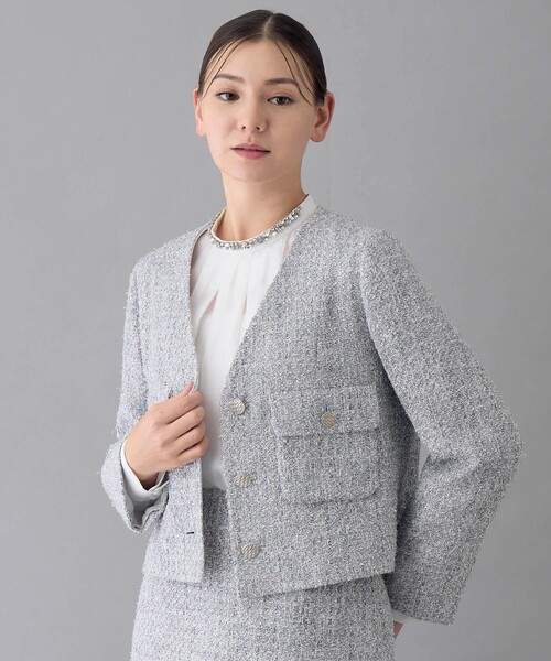 ANAYI（アナイ） ジャケット ノーカラージャケット 「セットアップ対応