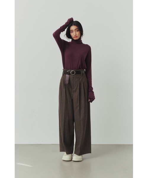 ALEXIA STAM（アリシアスタン） パンツ High Waist Tuck Wide Pants