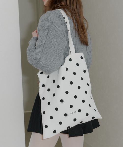 GIUNON トートバッグ key hook dot tote / キーフックドットトート