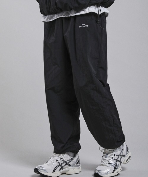 The unormwind パンツ 「セットアップ対応」刺繍ロゴワッシャー