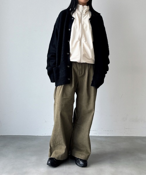 UNDERSTATEMENTs チノパン 「ユニセックス」2タック起毛チノワイド