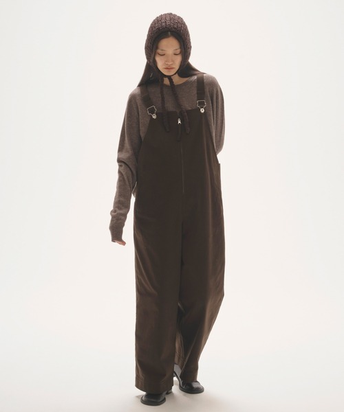 TODAYFUL サロペット オーバーオール Frontzip Twill Salopette