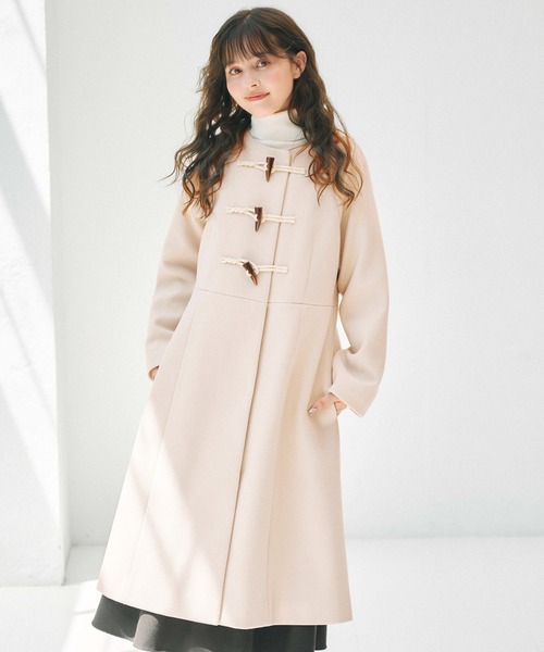 Samansa Mos2（サマンサモスモス） ダッフルコート FREE ネイビー