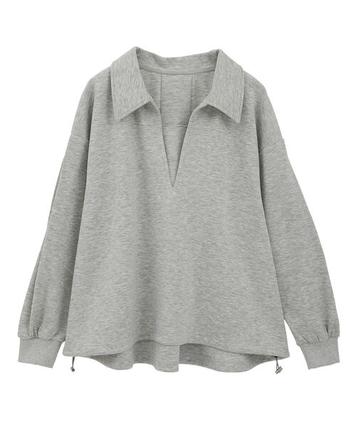 トレーナー スウェット 襟付きスキッパードロストプルオーバー