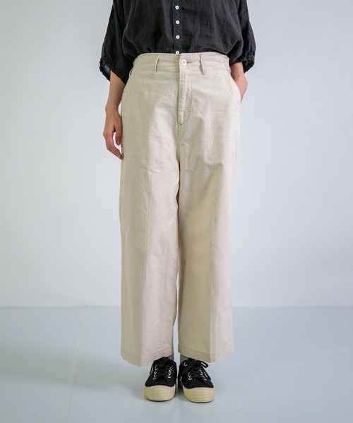 D.M.G. チノパン 「D.M.G. / ディーエムジー」 綿麻キャンバス