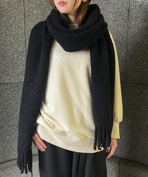 INGEBORG（インゲボルグ） マフラー ストール アルパカ混ニット