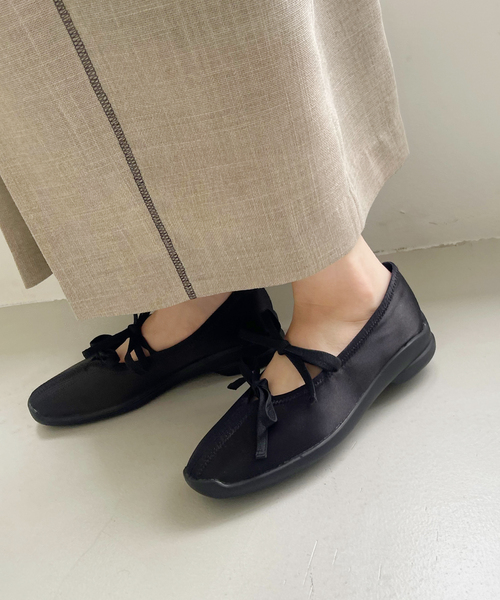 LE TALON（ル タロン） スニーカー 「追加」Lダブルリボンバレリーナ