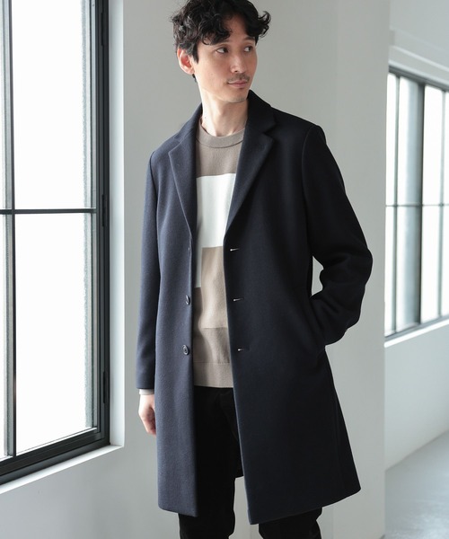 GLOBAL WORK（グローバルワーク） チェスターコート X-LARGE ネイビー