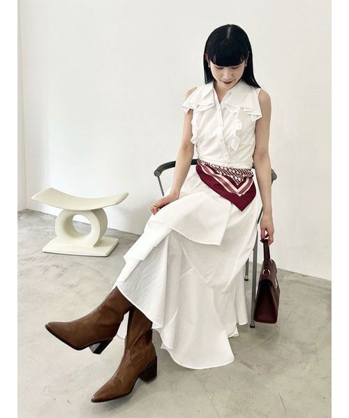 LILY BROWN（リリーブラウン） ワンピース ラッフルフリルティアード
