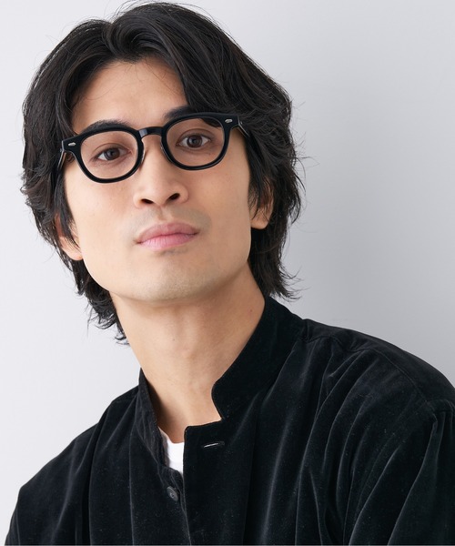Zoff（ゾフ） メガネ 「伊原 葵さんコラボ」#010ウェリントン型 黒縁