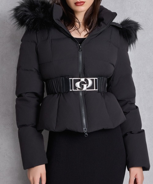 GYDA（ジェイダ） ダウンコート ダウンジャケット GDベルト付き