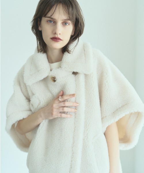 Muel Chic（ミュエルシック） ポンチョ Lila poncho coat リラポンチョ