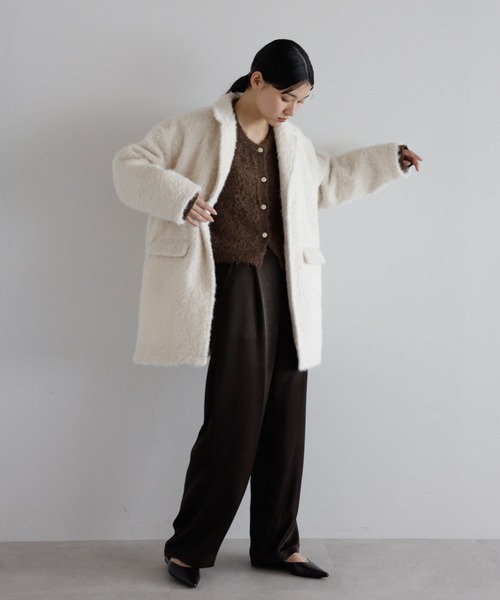 ENC コート アウター shaggy jacket coat / シャギージャコット