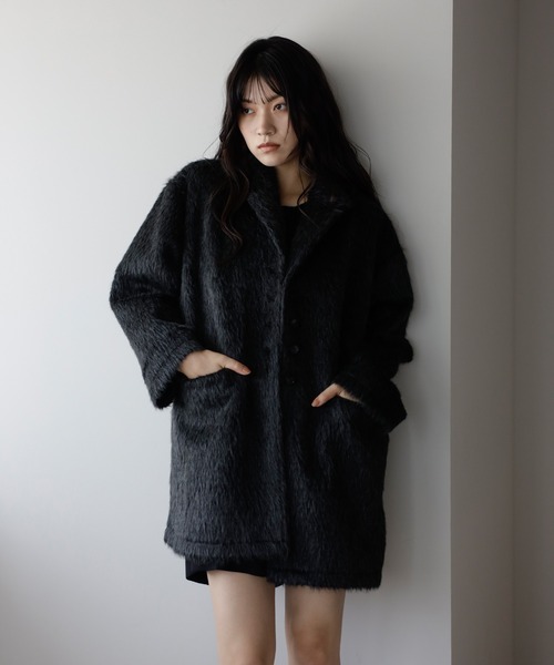 ENC コート アウター shaggy jacket coat / シャギージャコット