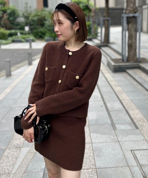 SNIDEL（スナイデル） ジャケット ノーカラージャケット フォックス