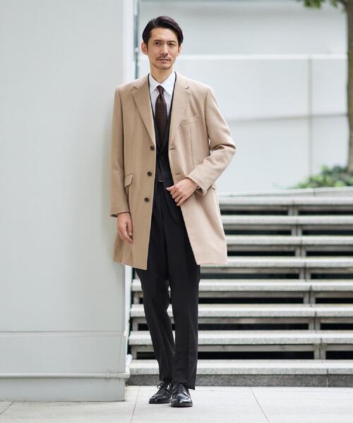 TAKEO KIKUCHI（タケオキクチ） チェスターコート コート カシミヤ