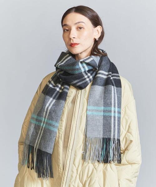 BEAUTY＆YOUTH UNITED ARROWS ストール カシミヤ チェック ストール