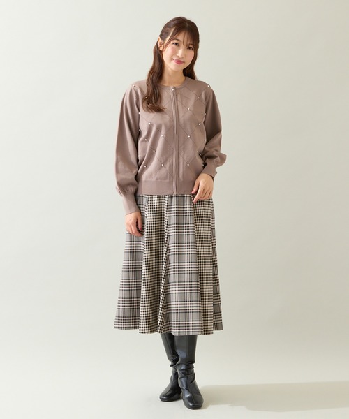 Rose Tiara（ローズティアラ） スカート MIXチェックフレアスカート