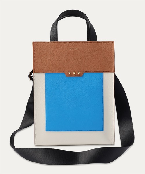 CULLNI（クルニ） ショルダーバッグ Leather vertical mini tote bag