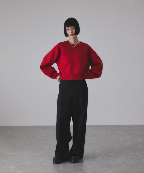 ADAM ET ROPE'（アダムエロペ） ニット セーター 「サステナブル