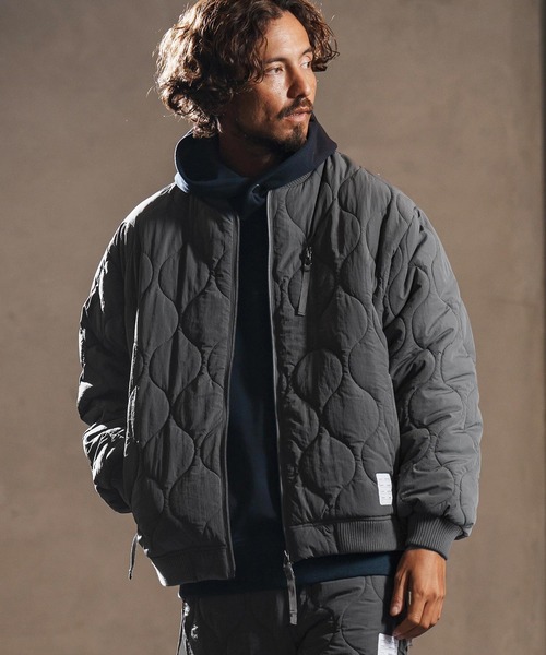 wjk reluxe ブルゾン アウター mj10960-gourd quilting MA-1 type