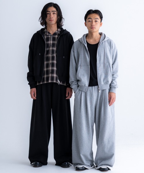 SINSS スウェットパンツ ジャージ Two tuck sweatpants / 2タック