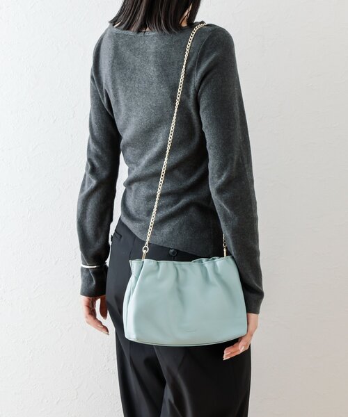 gemeil ショルダーバッグ バッグ 2wayギャザーチェーンバッグ(PT-233