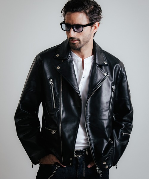 CRIMIE（クライミー） 革ジャン ライダース W BIKER SPANISH LAMB