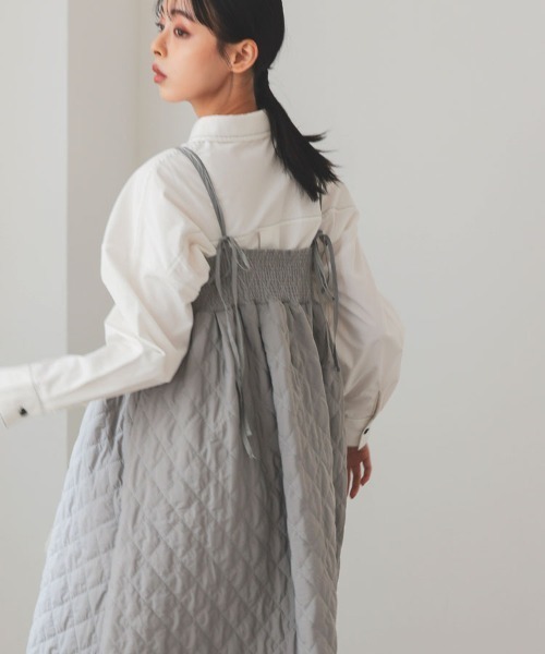 DONOBAN（ドノバン） ワンピース フラワーキルティングワンピース