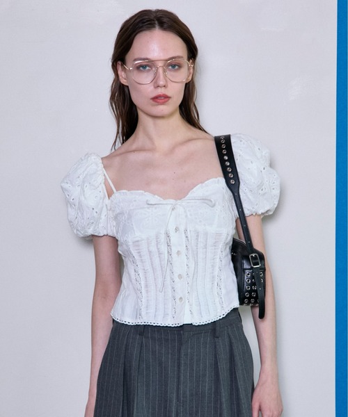 MAISON SPECIAL（メゾンスペシャル） ブラウス シャツ 2way Cotton