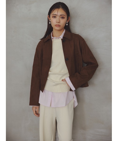 Mila Owen（ミラオーウェン） ブルゾン アウター ショート丈ステン