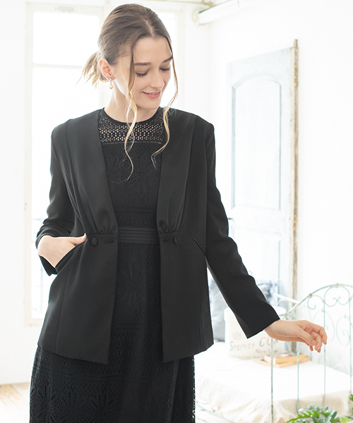 GIRL DRESS FOR NOW ジャケット テーラードジャケット Vネックダブル