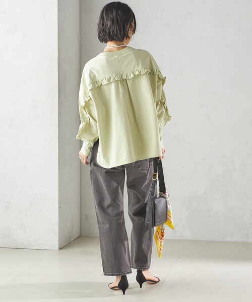 SHIPS（シップス） tシャツ 「洗濯機可能」ロング リブ スリーブ