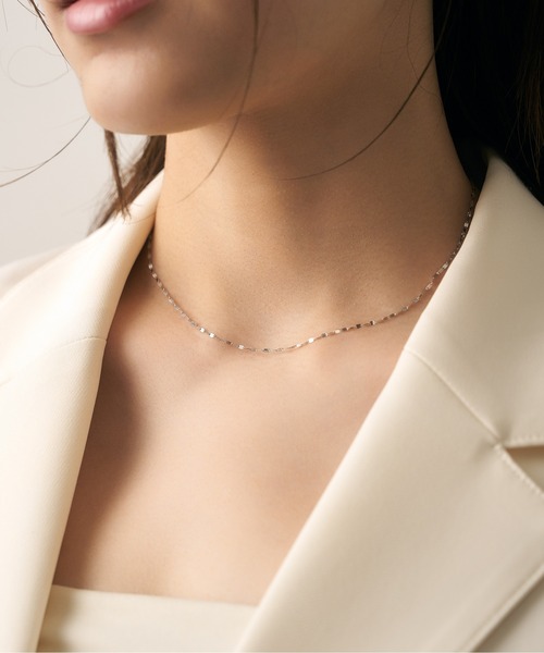 Jewel closet by L&Co. ネックレス K10フラワーエクレアチェーン