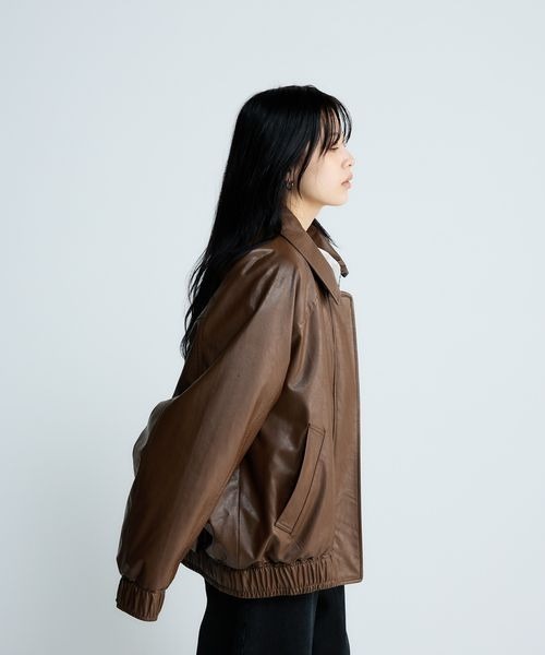 JEANASIS（ジーナシス） ブルゾン アウター ヴィンテージレザー