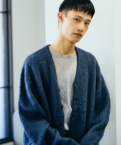 TOWNCRAFT（タウンクラフト） カーディガン SOLID SHAGGY CARDIGAN