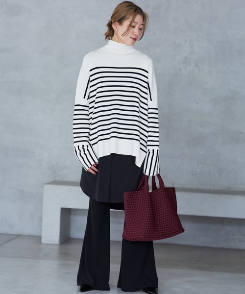 LE PHIL（ル フィル） ニット セーター ボーダーニット レディース